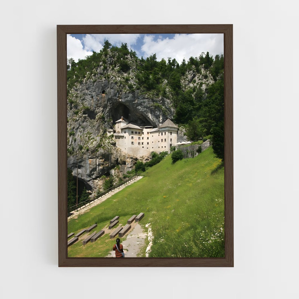 ap-predjama castle-1 cadre Bois foncé