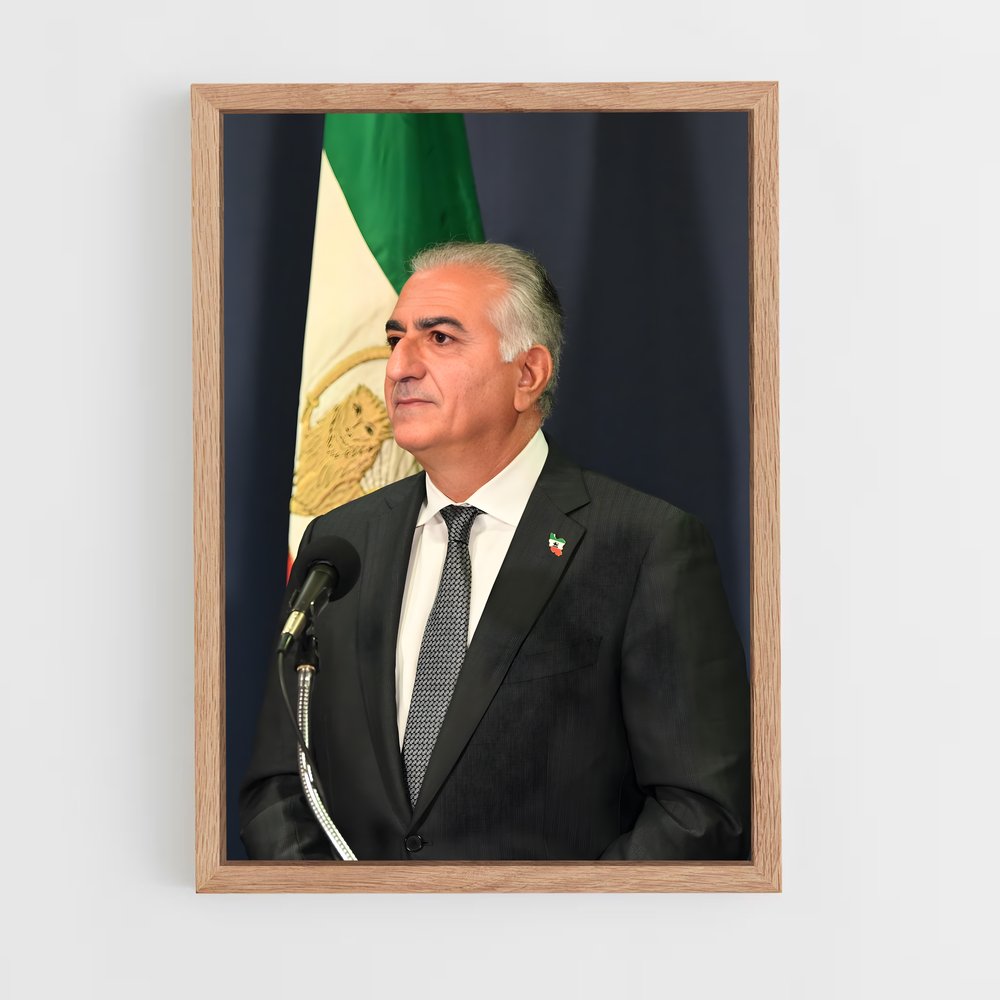 ap-prince ali reza pahlavi-1 cadre Bois clair