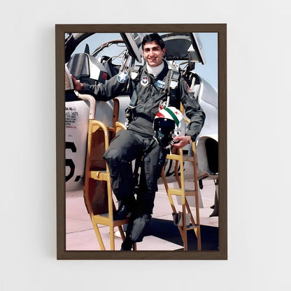 ap-prince ali reza pahlavi-3 cadre Bois foncé