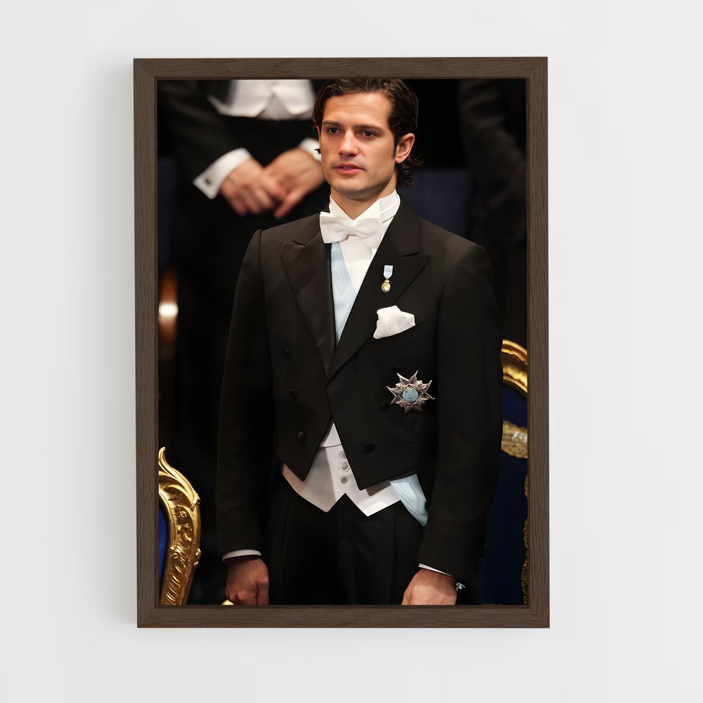 ap-prince carl philip-7 cadre Bois foncé