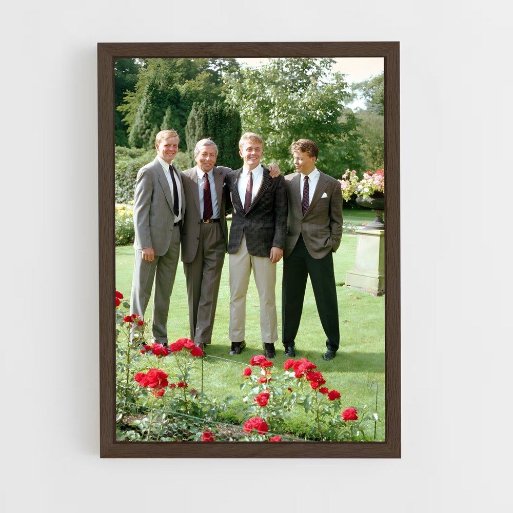 ap-prince claus-5 cadre Bois foncé