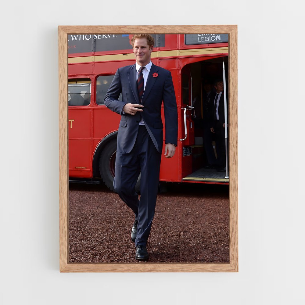ap-prince harry-6 cadre Bois clair