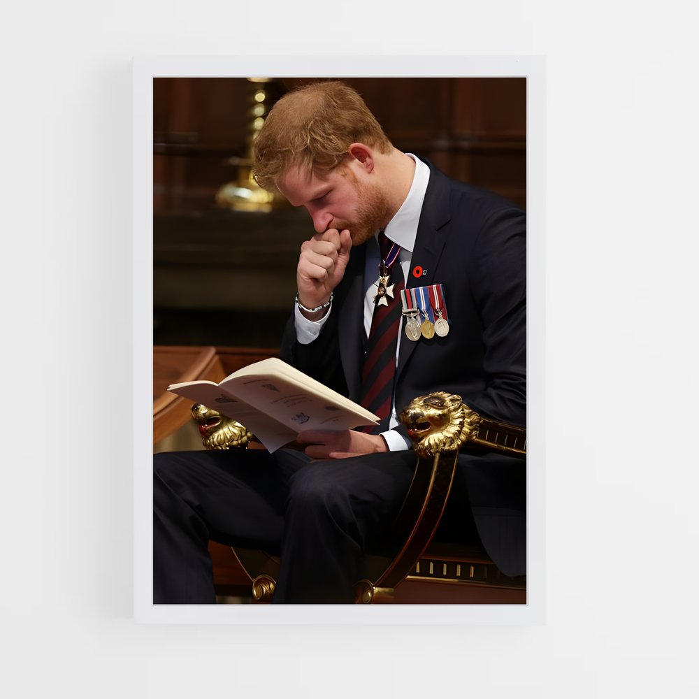 ap-prince harry-7 cadre Blanc