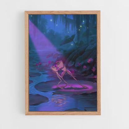 ap-princess and the frog-2 cadre Bois clair