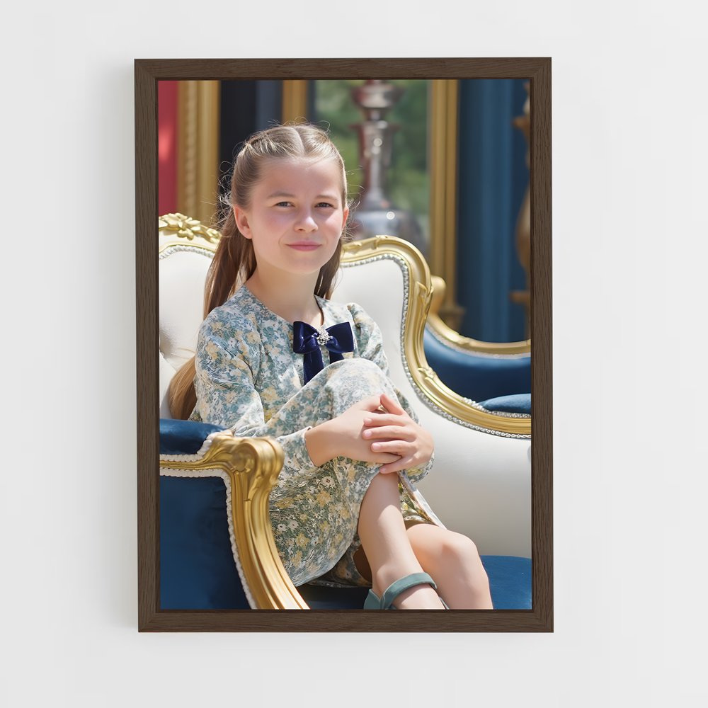 ap-princess charlotte-3 cadre Bois foncé