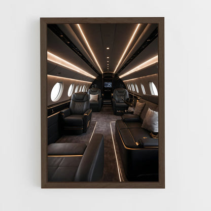 ap-private jets-1 cadre Bois foncé