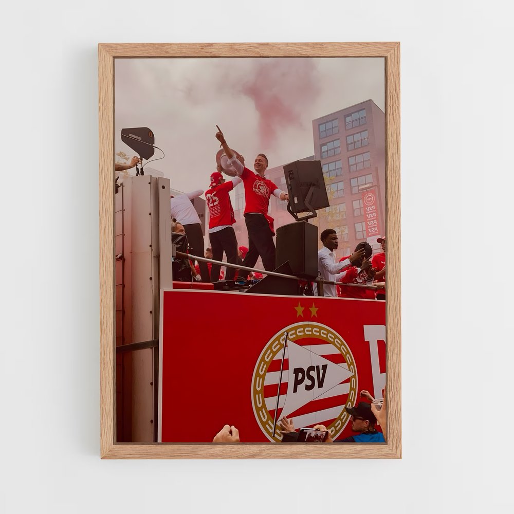 ap-psv eindhoven-4 cadre Bois clair