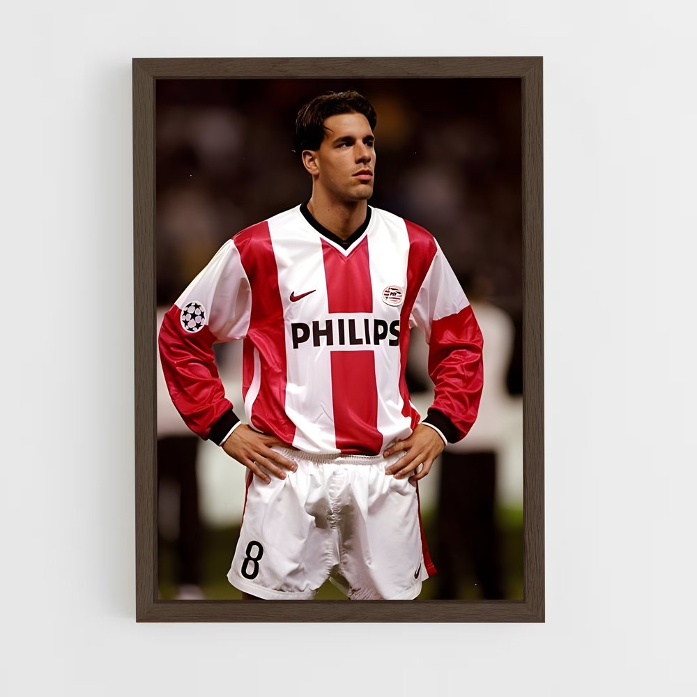ap-psv eindhoven-5 cadre Bois foncé