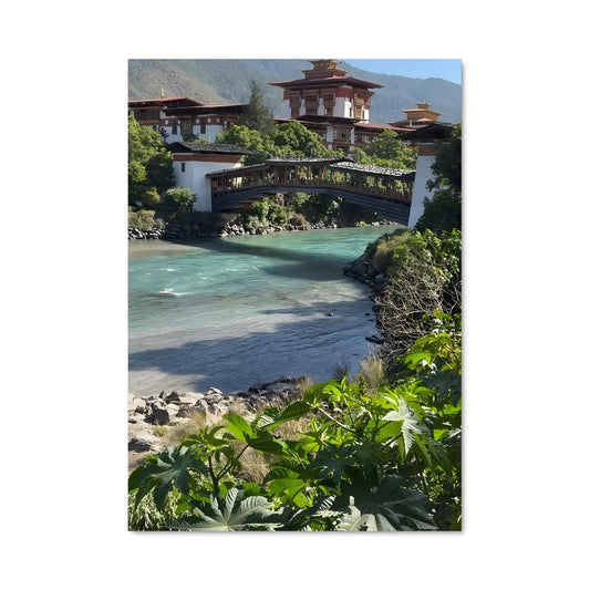 Poster Rivière de Punakha