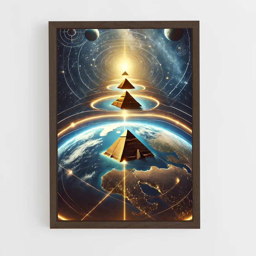 ap-pyramid gods-15 cadre Bois foncé