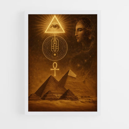 ap-pyramid gods-6 cadre Blanc