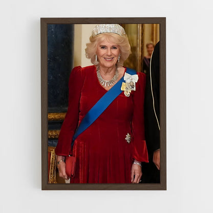 ap-queen camilla-1 cadre Bois foncé