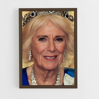ap-queen camilla-3 cadre Bois foncé