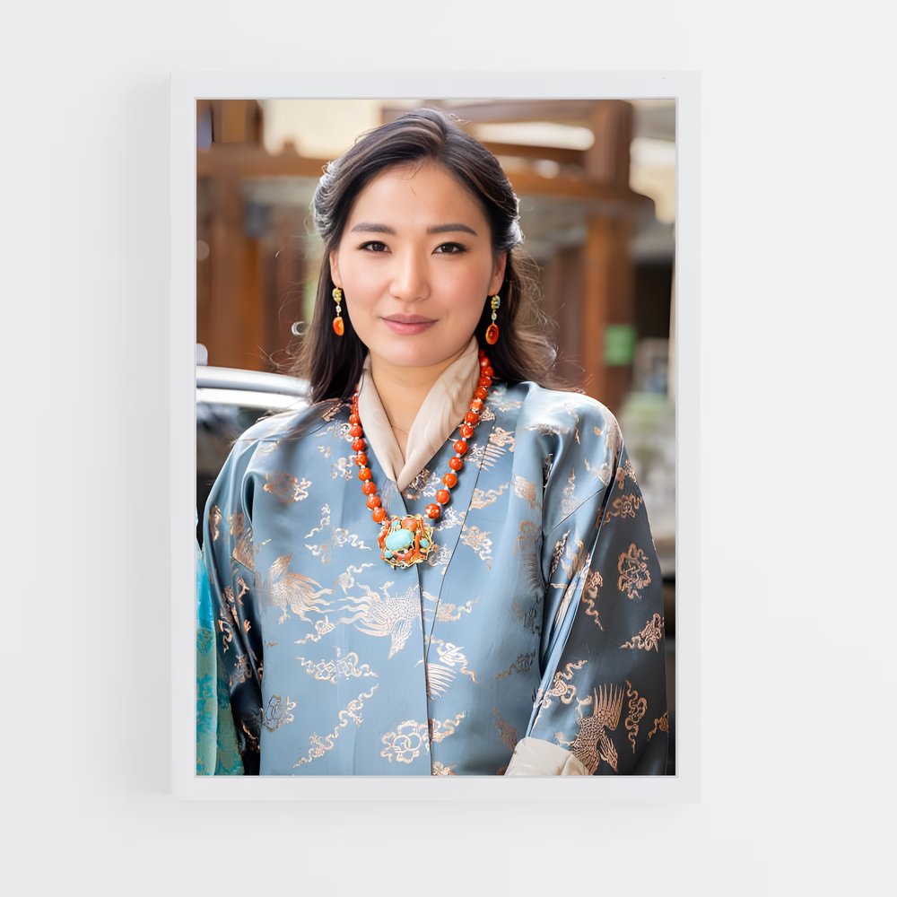 ap-queen jetsun pema-4 cadre Blanc