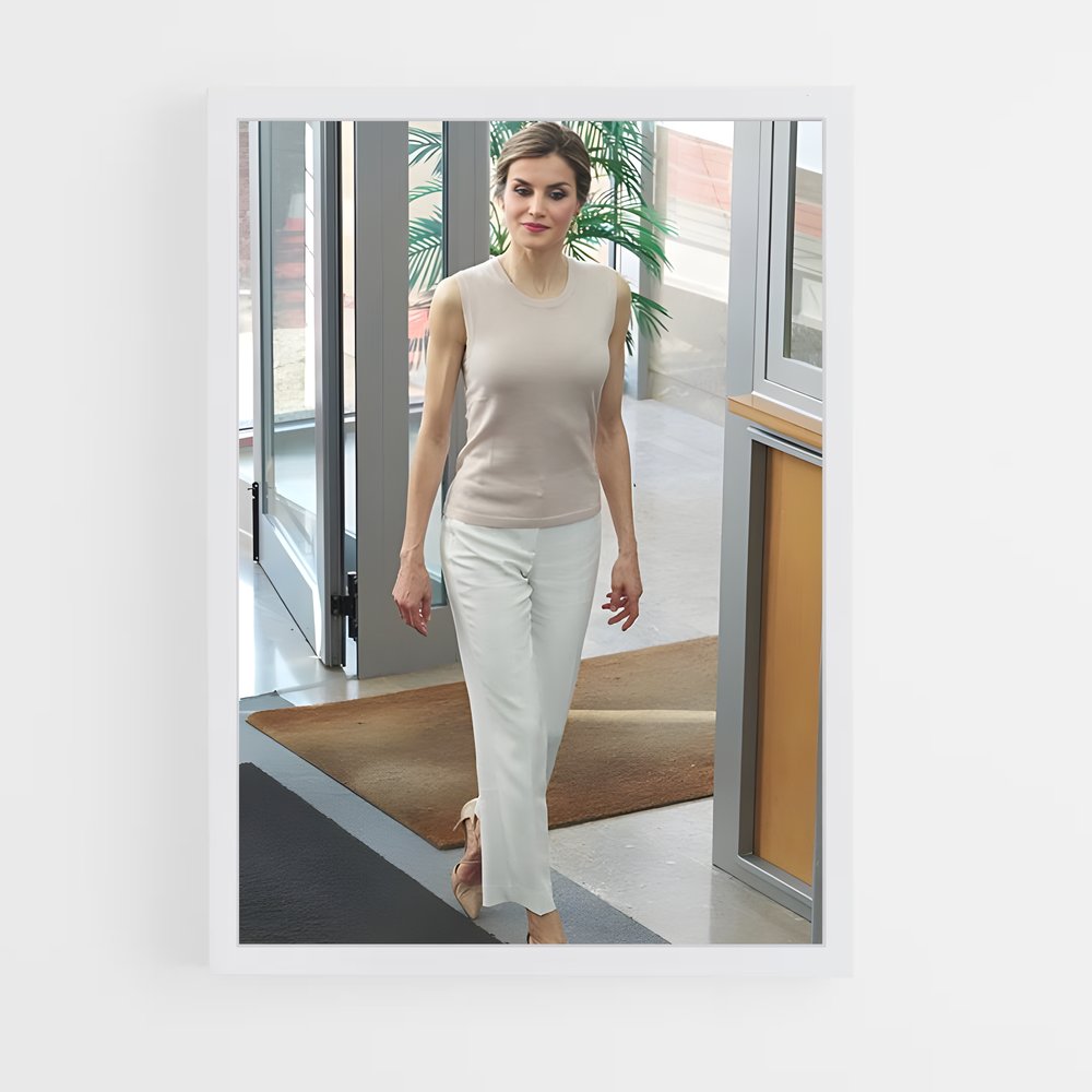 ap-queen letizia-12 cadre Blanc
