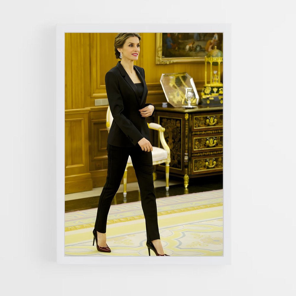 ap-queen letizia-8 cadre Blanc