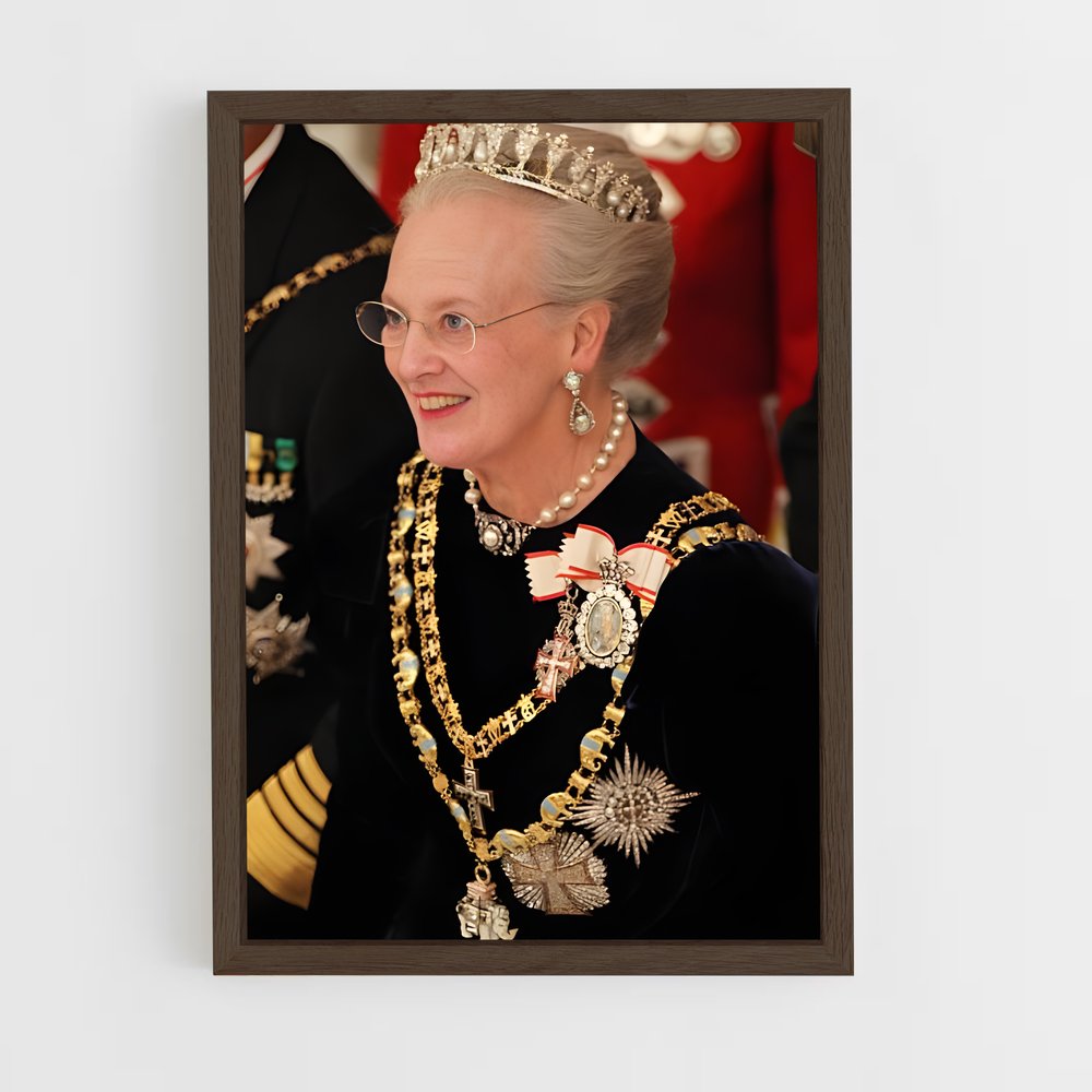 ap-queen margrethe ii-2 cadre Bois foncé