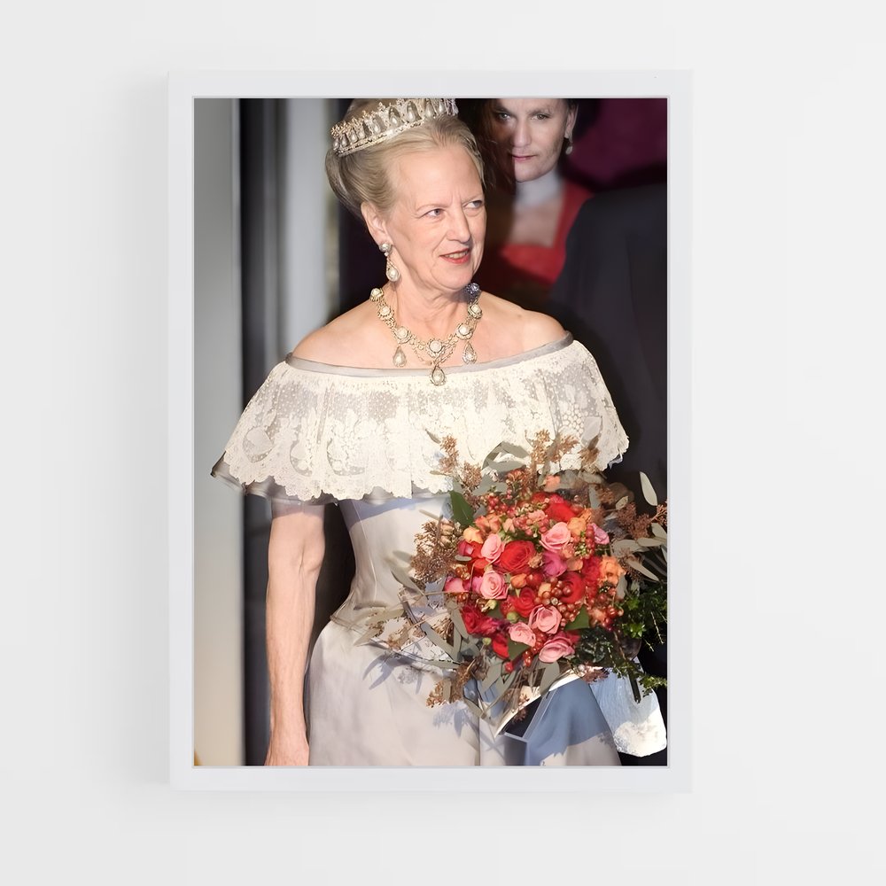 ap-queen margrethe ii-6 cadre Blanc