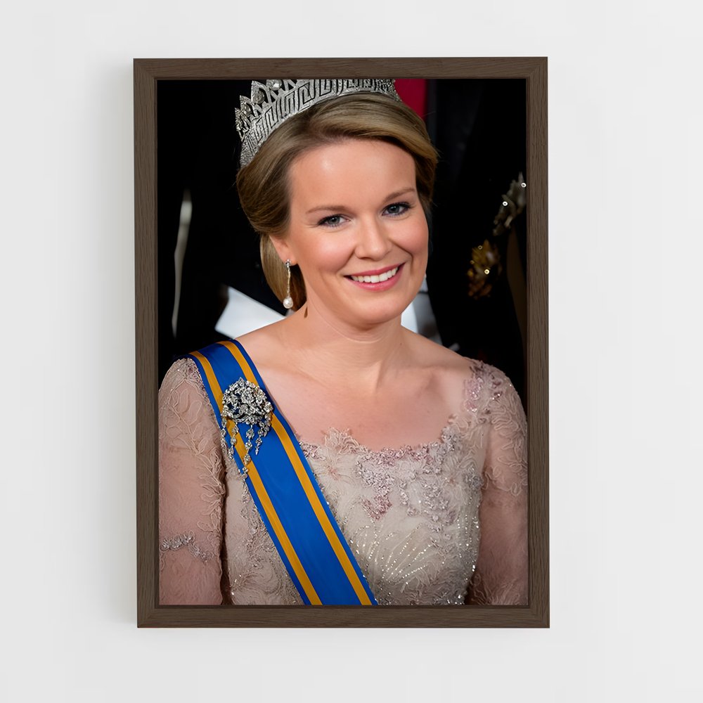 ap-queen mathilde-3 cadre Bois foncé