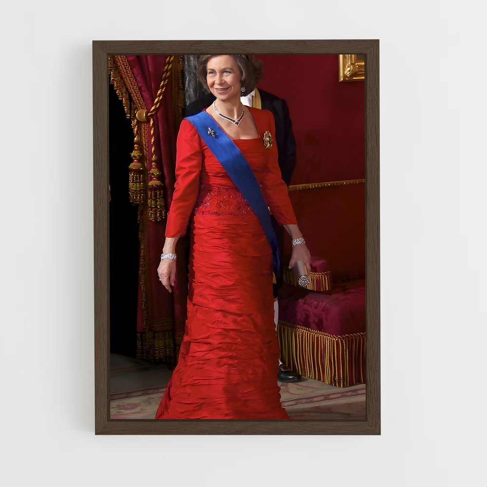 ap-queen sofia-6 cadre Bois foncé