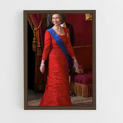 ap-queen sofia-6 cadre Bois foncé