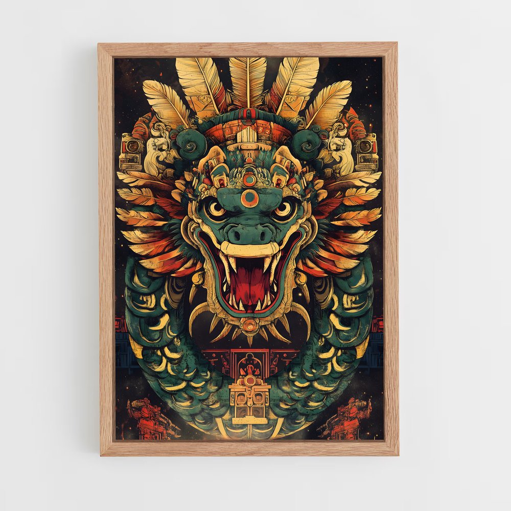 ap-quetzalcoatl-3 cadre Bois clair