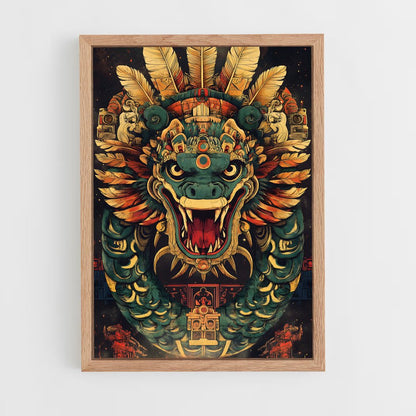 ap-quetzalcoatl-3 cadre Bois clair