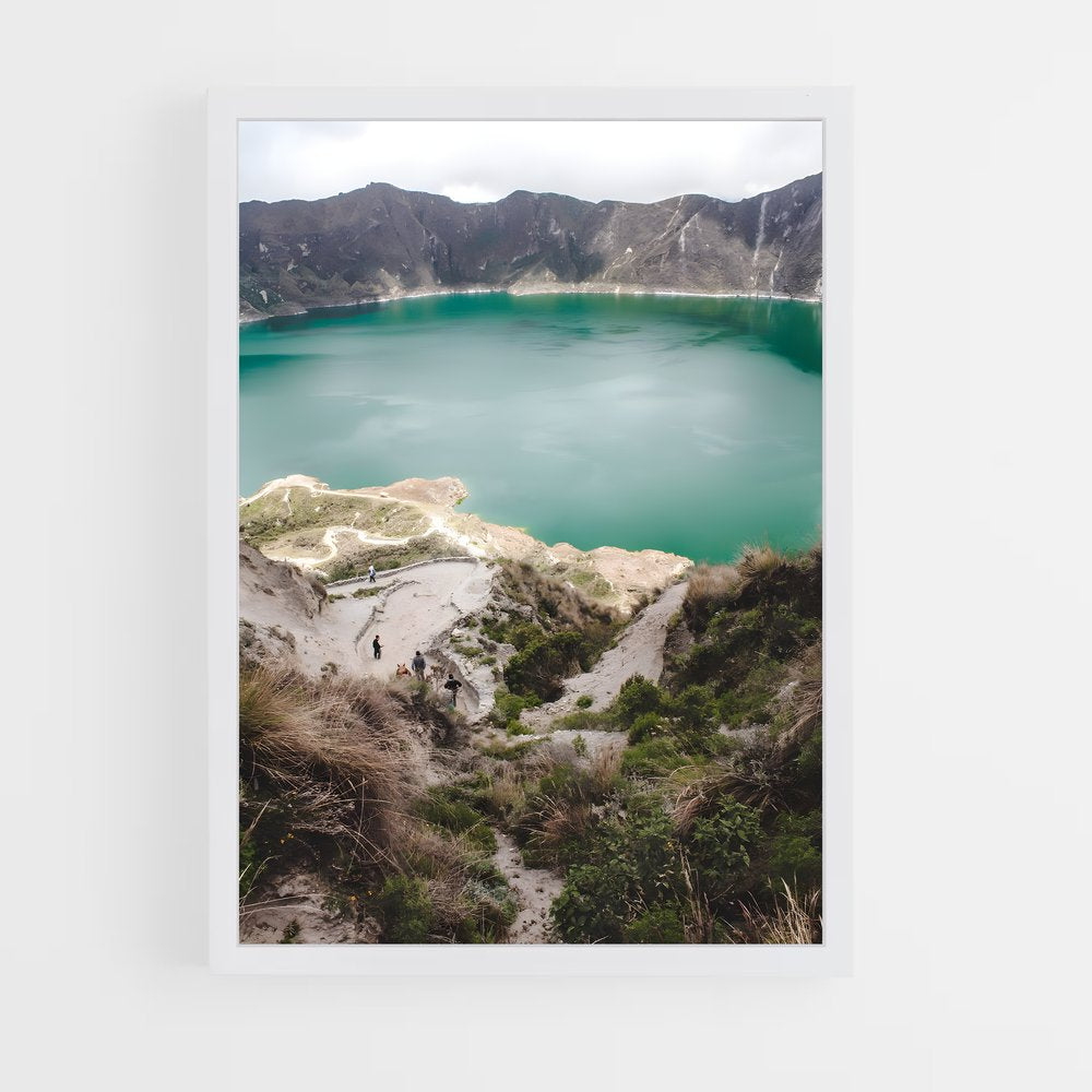 ap-quilotoa lake-2 cadre Blanc