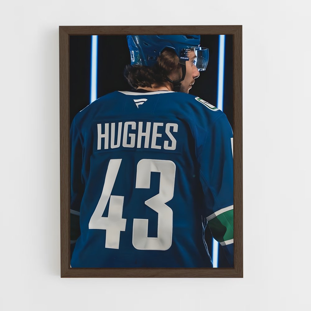 ap-quinn hughes-2 cadre Bois foncé