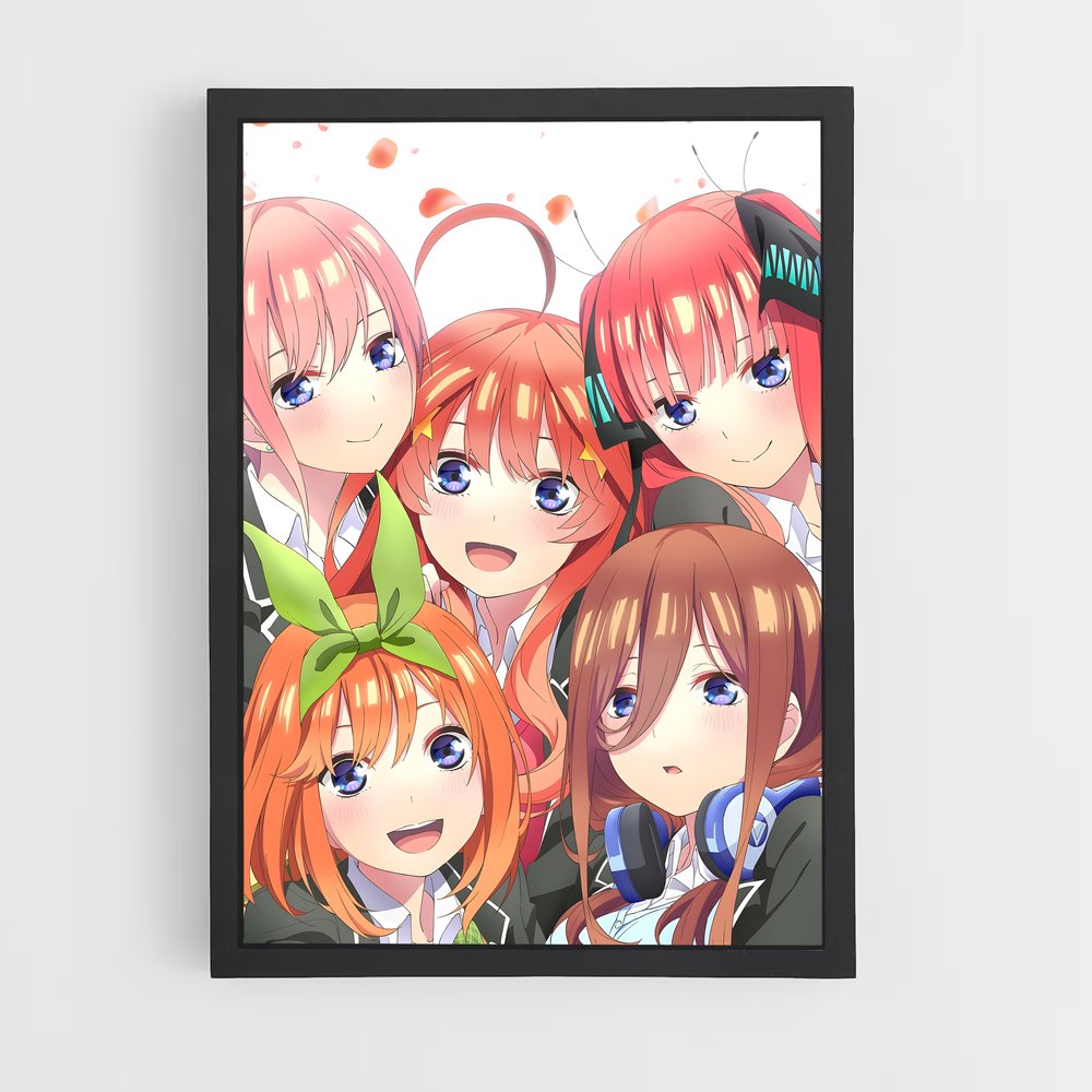 ap-quintessential quintuplets-5 cadre Noir