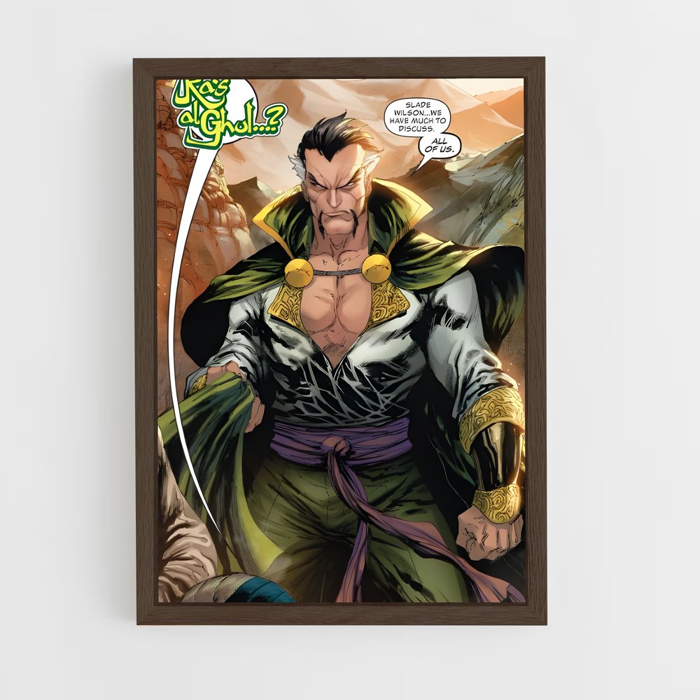 ap-ra's al ghul-9 cadre Bois foncé