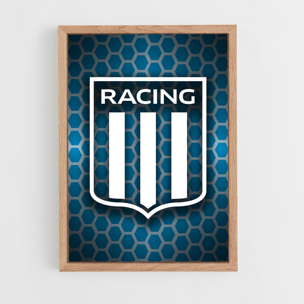 ap-racing club de avellaneda-11 cadre Bois clair