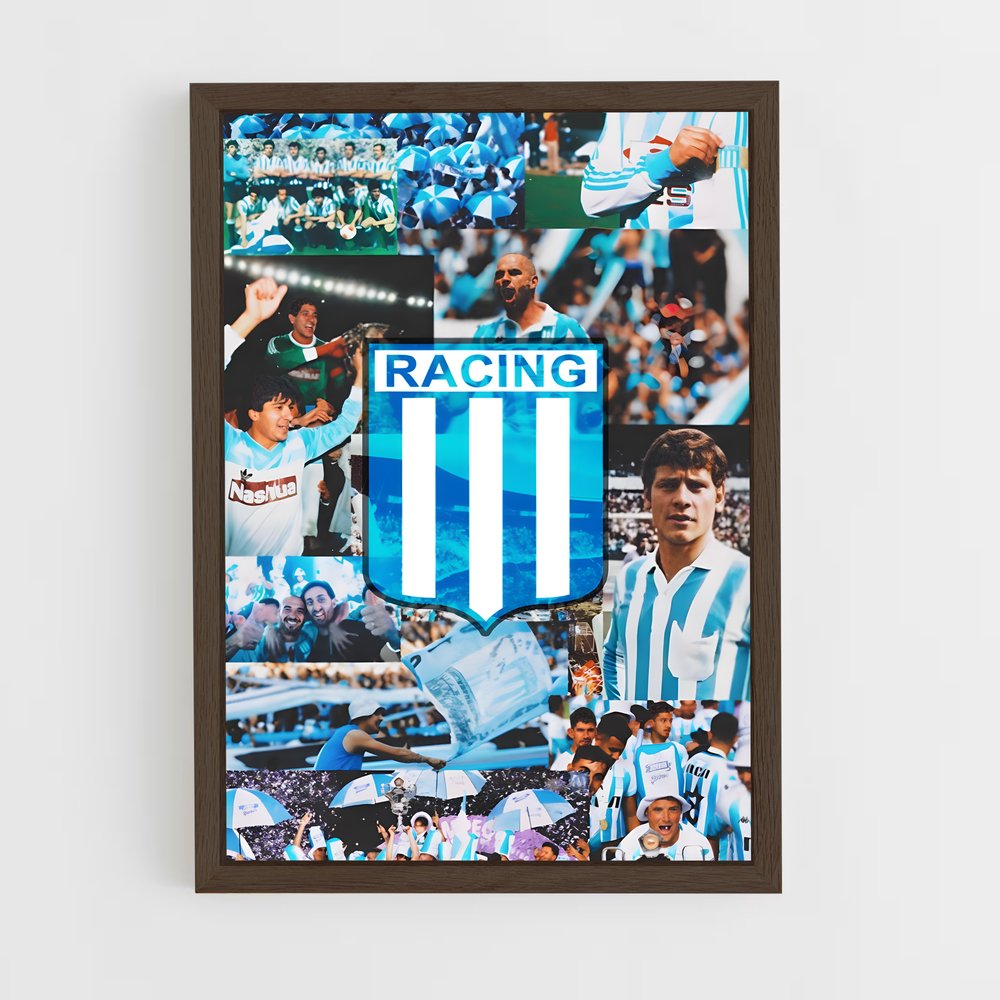 ap-racing club de avellaneda-15 cadre Bois foncé