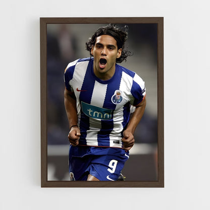 ap-radamel falcao-7 cadre Bois foncé