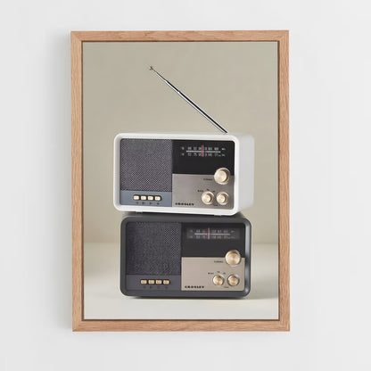 ap-radio-1 cadre Bois clair