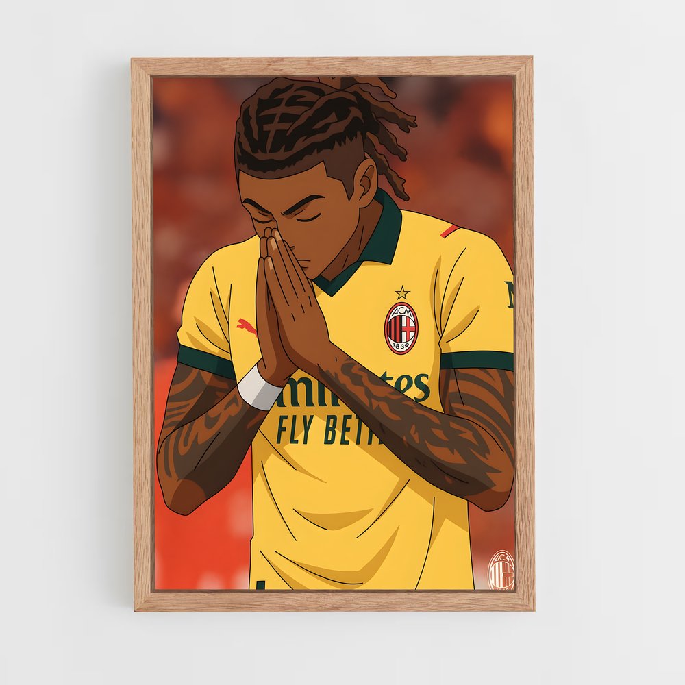 ap-rafael leao-4 cadre Bois clair