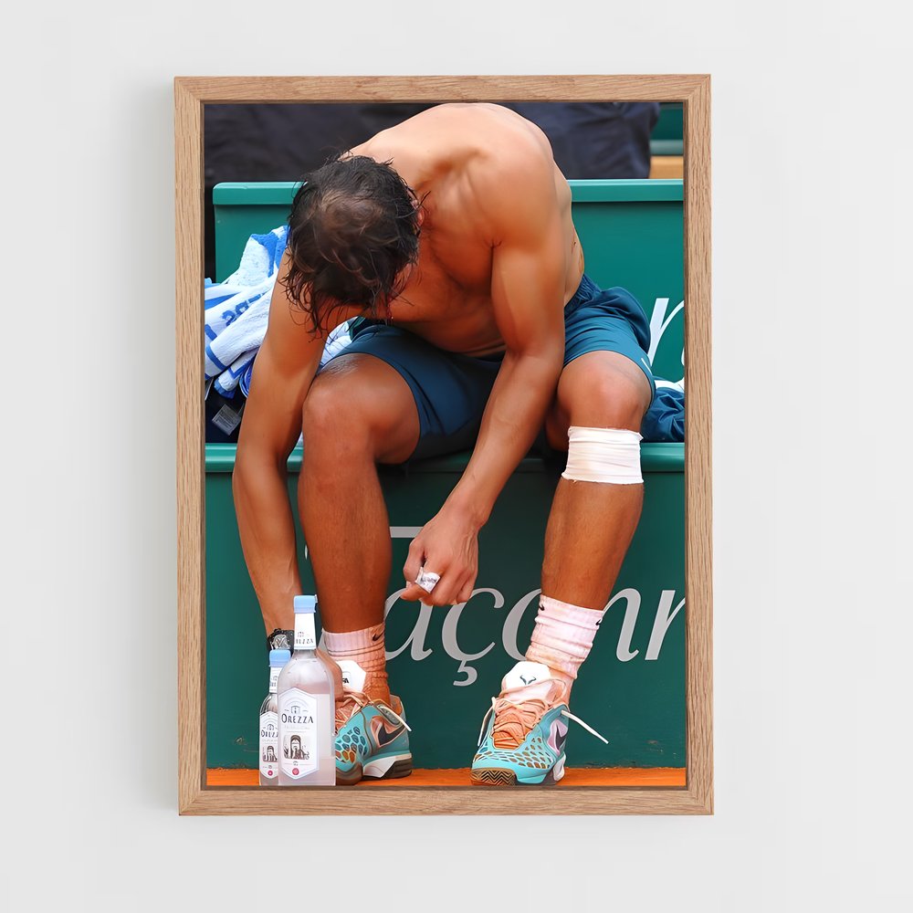 ap-rafael nadal-5 cadre Bois clair