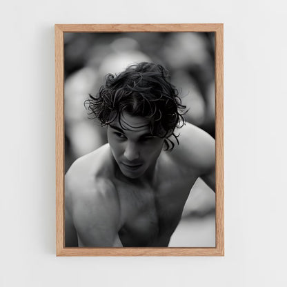 ap-rafael nadal-8 cadre Bois clair
