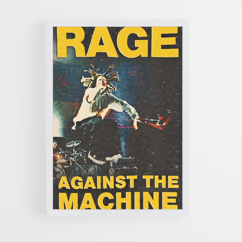 ap-rage against the machine-1 cadre Blanc