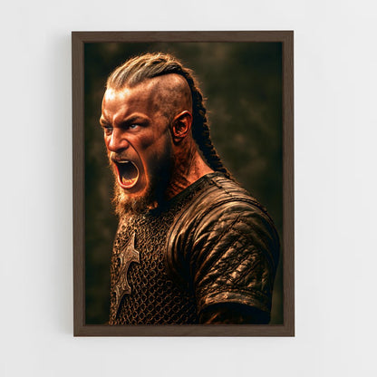 ap-ragnar lothbrok-3 cadre Bois foncé