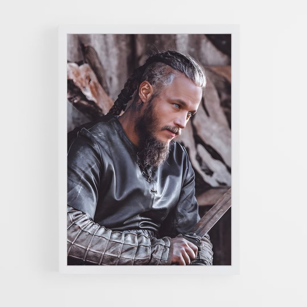 ap-ragnar lothbrok-6 cadre Blanc