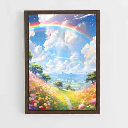 ap-rainbow-2 cadre Bois foncé