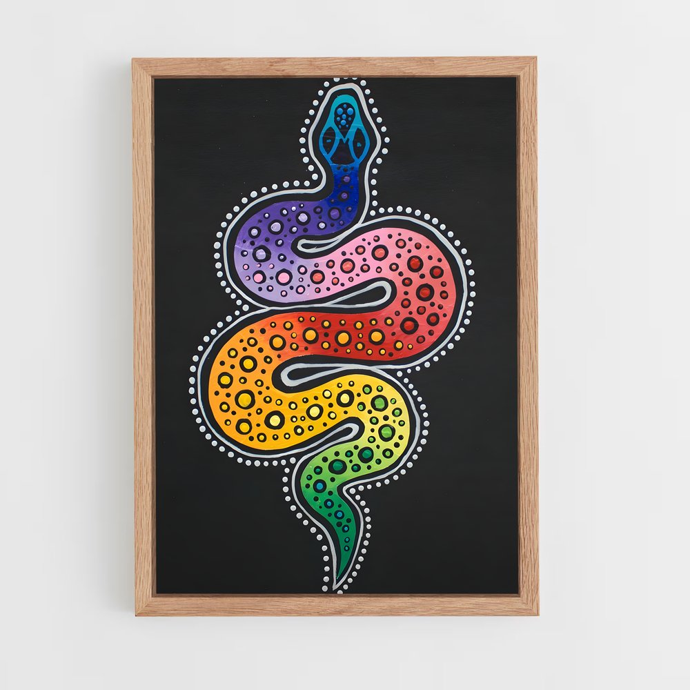 ap-rainbow serpent-3 cadre Bois clair