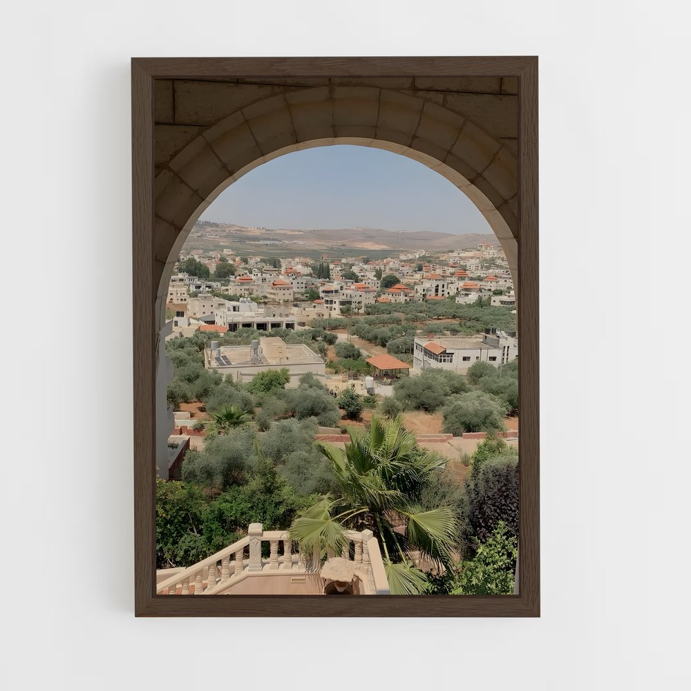 ap-ramallah-7 cadre Bois foncé