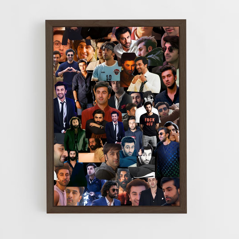ap-ranbir kapoor-4 cadre Bois foncé