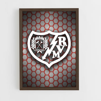 ap-rayo vallecano-12 cadre Bois foncé