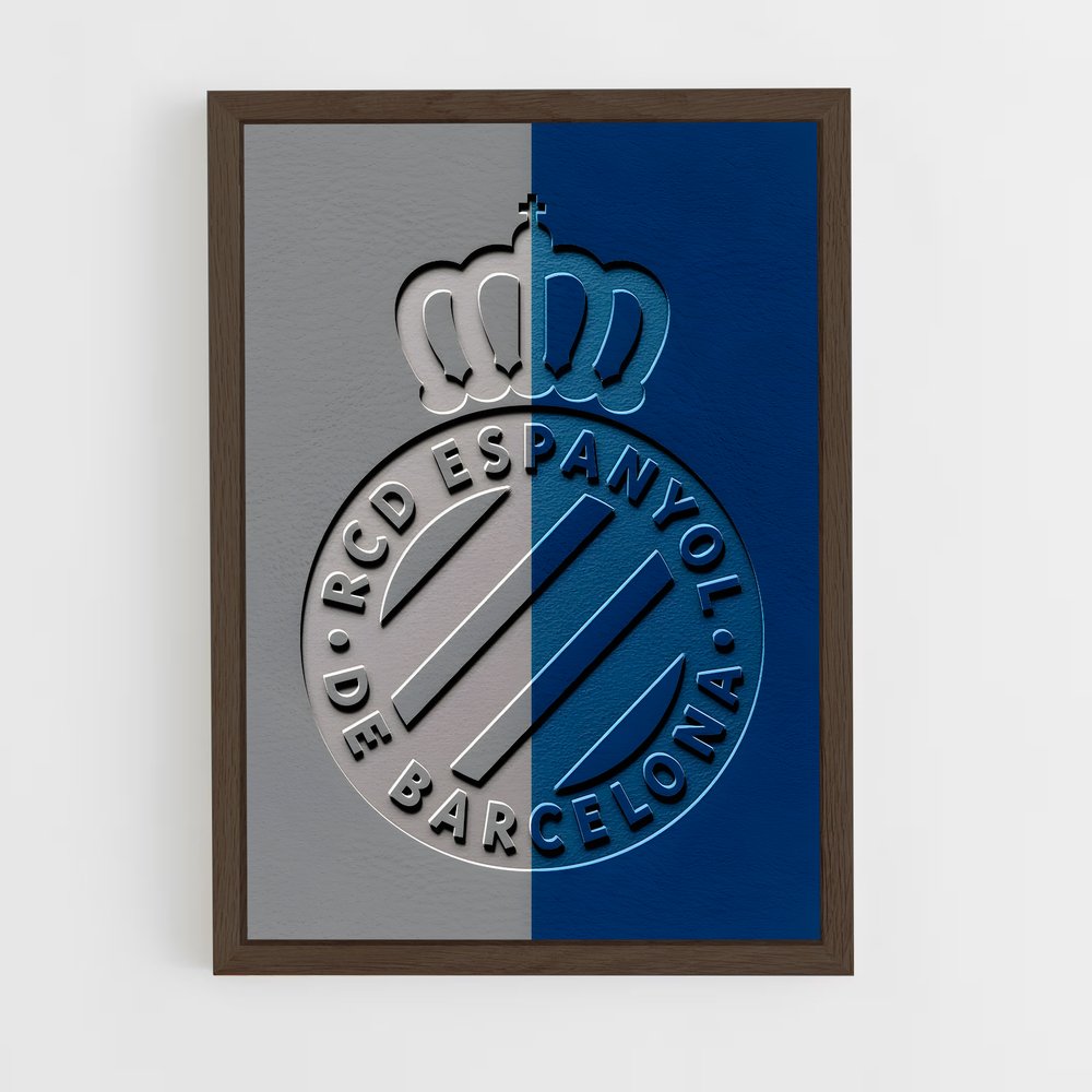 ap-rcd espanyol-5 cadre Bois foncé