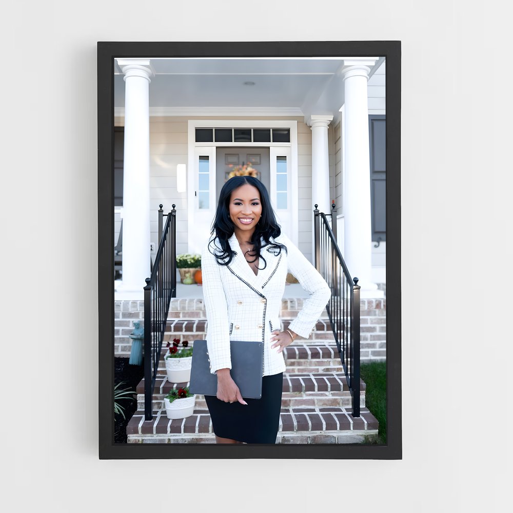 ap-real estate agent-1 cadre Noir
