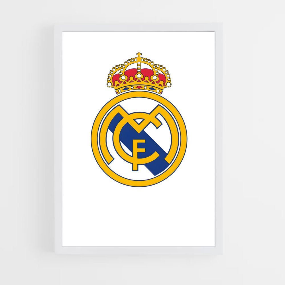 ap-real madrid cf-1 cadre Blanc