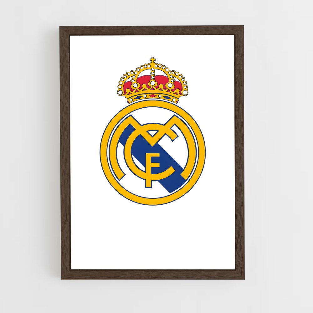 ap-real madrid cf-1 cadre Bois foncé